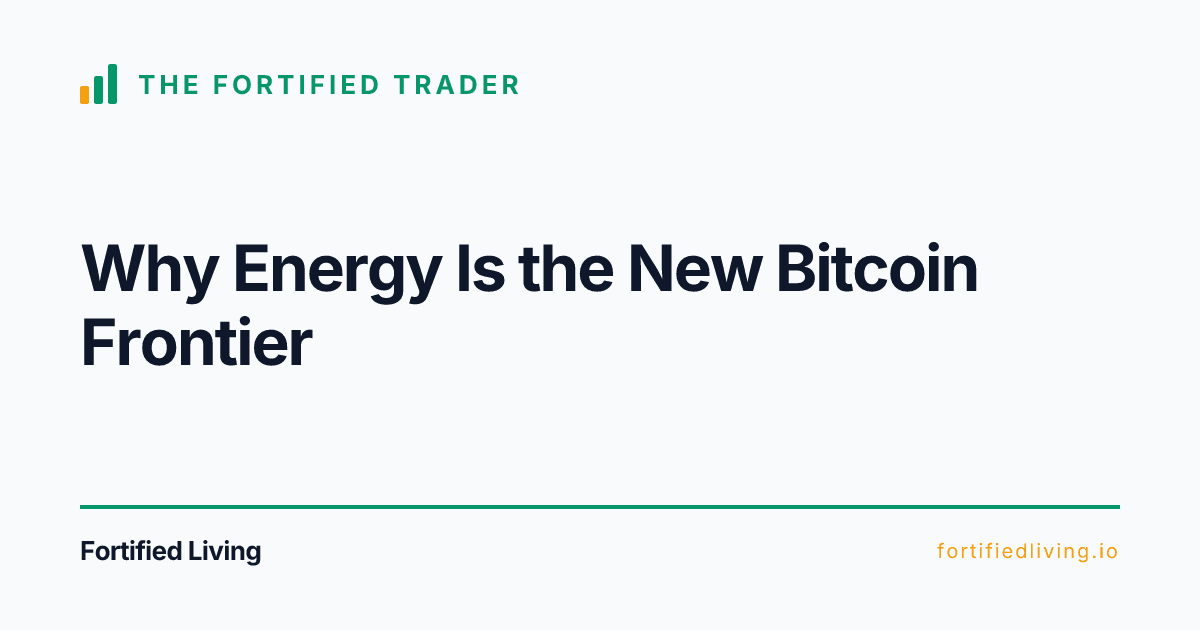 Why Energy Is the New Bitcoin Frontier