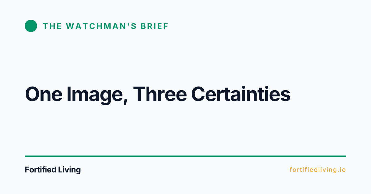 One Image, Three Certainties