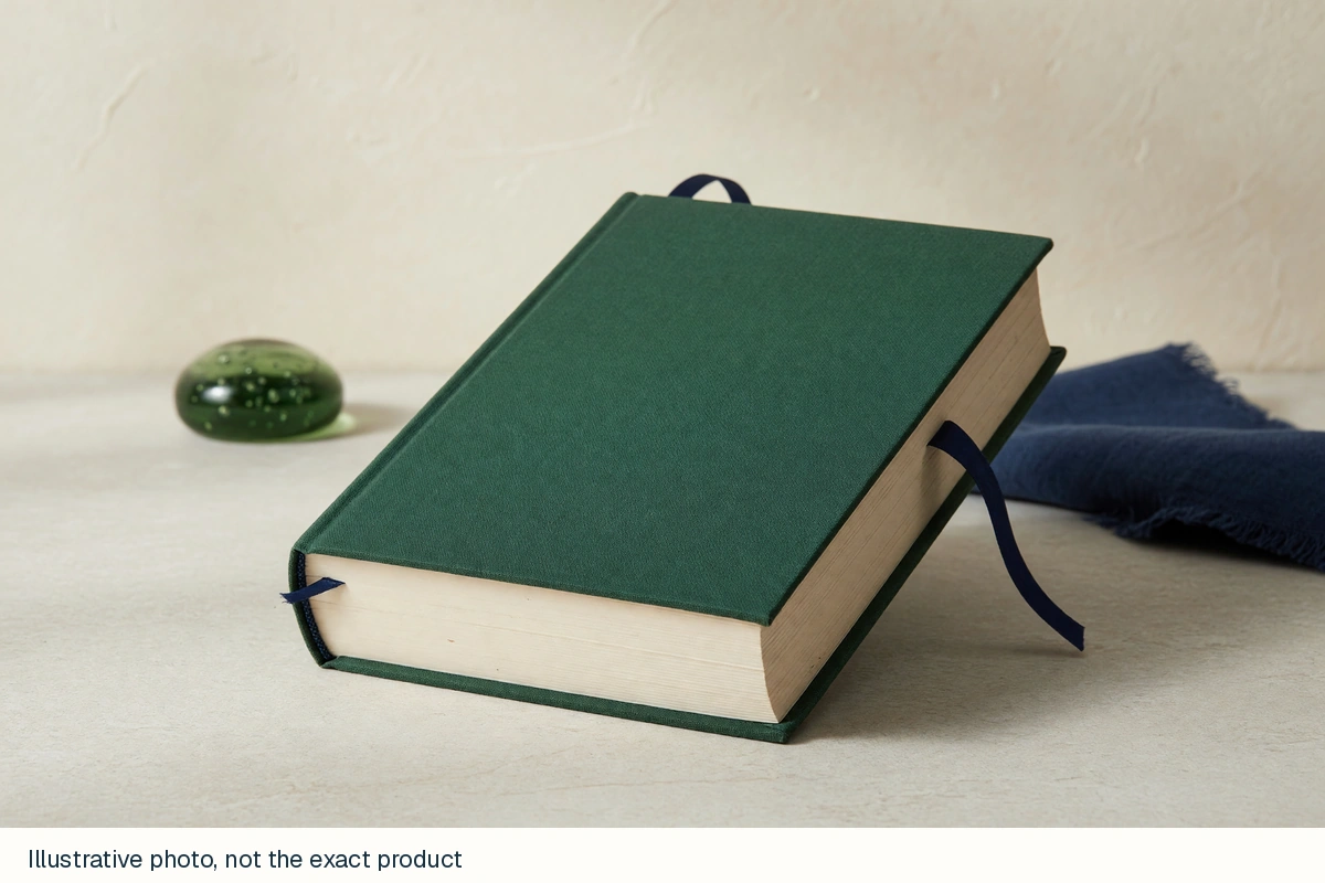 Generic medical-reference book photorealistic generated category image, not the named book cover. Illustrative photo, not the exact product.